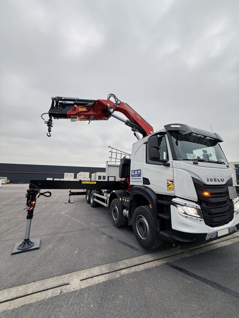 camions bras de grue